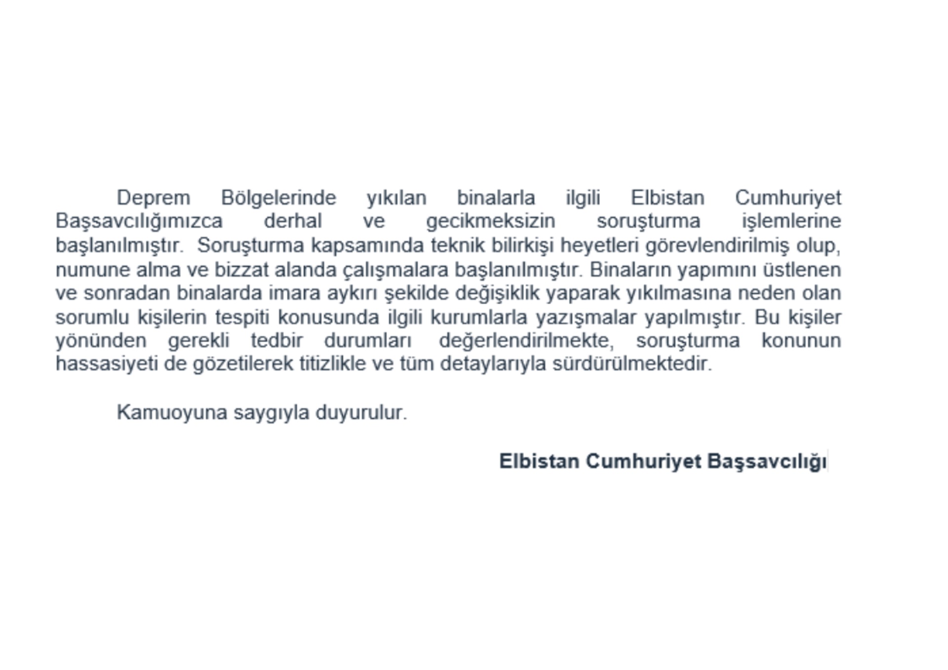 Basın Açıklaması