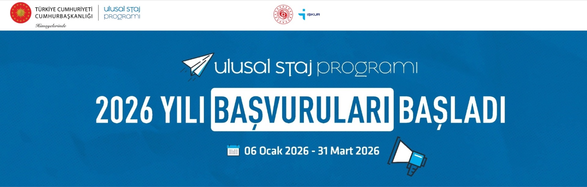 2026 Yılı Üniversite Öğrencileri Staj Başvuruları