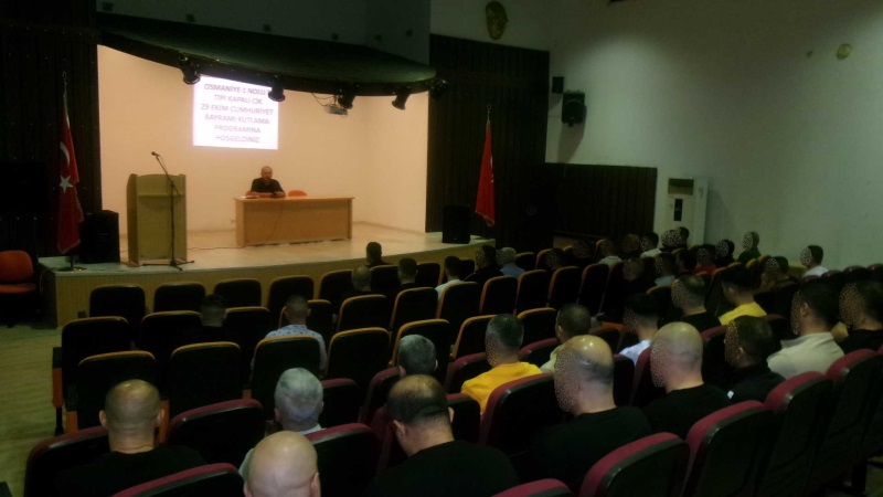 Ceza İnfaz Kurumumuzda 29 Ekim Cumhuriyet Bayramı Kutlama Programı Düzenlendi