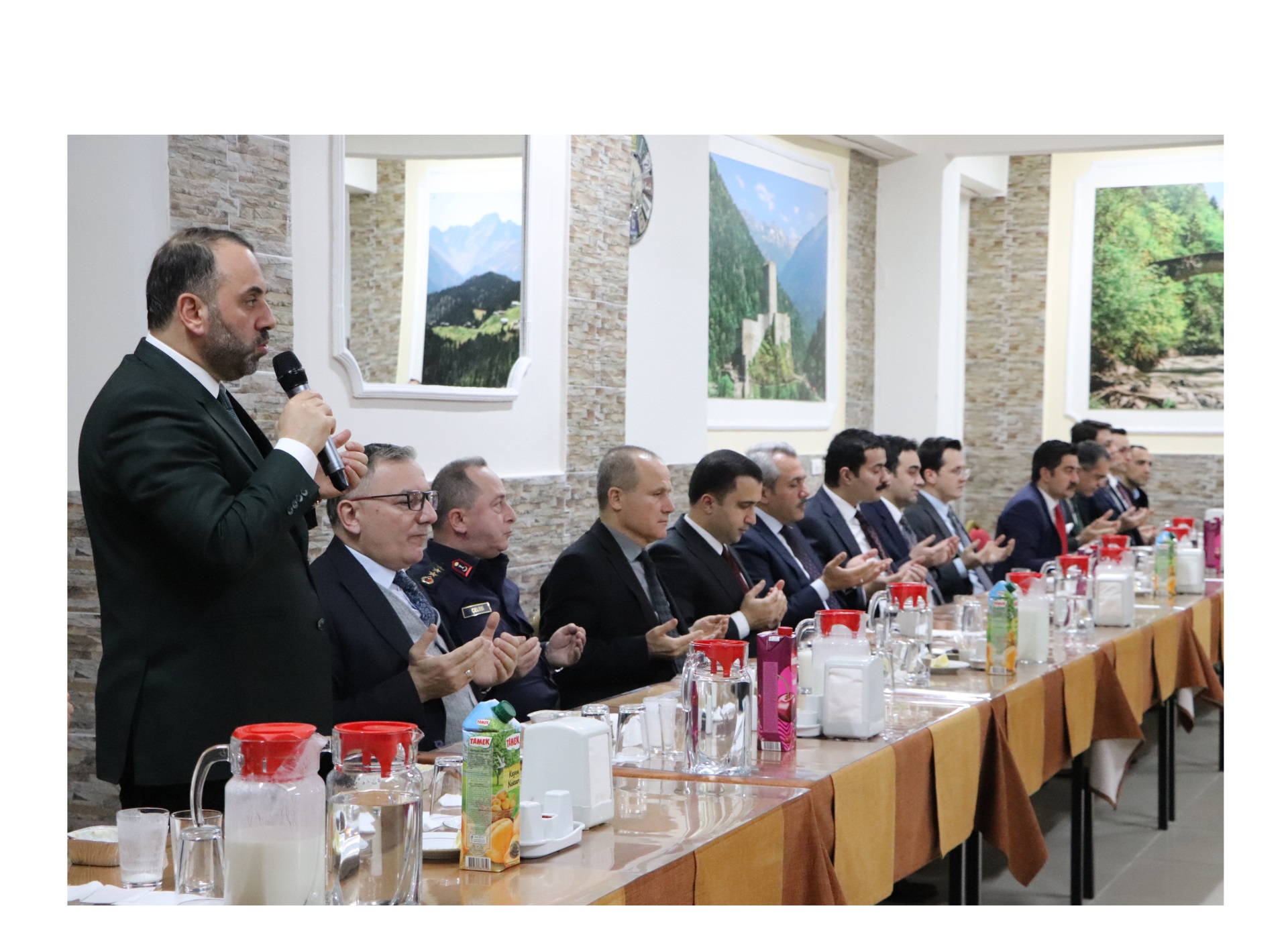 Rize Valisi Sayın İhsan Selim BAYDAŞ'ın katılımıyla Kurumumuzda İftar Programı Düzenlendi