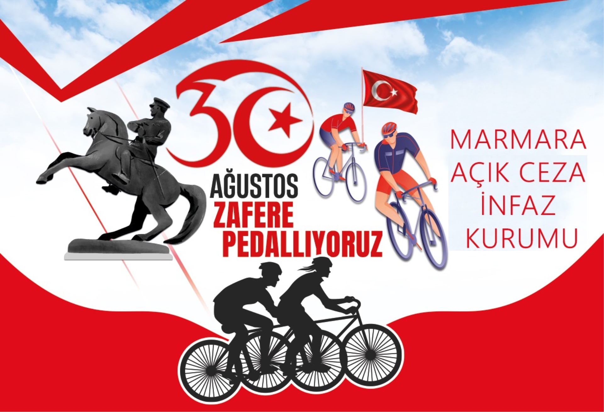 ZAFER BAYRAMI PROGRAMINDA BİSİKLET YARIŞMALARI