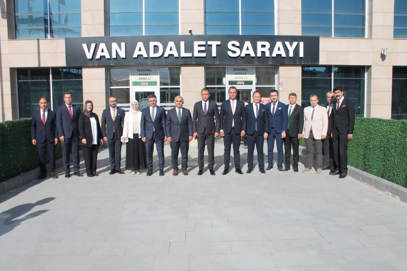 Denetimli Serbestlik Daire Başkanı Sayın Dr. Hüseyin ŞIK Adliyemizi Ziyaret Etti