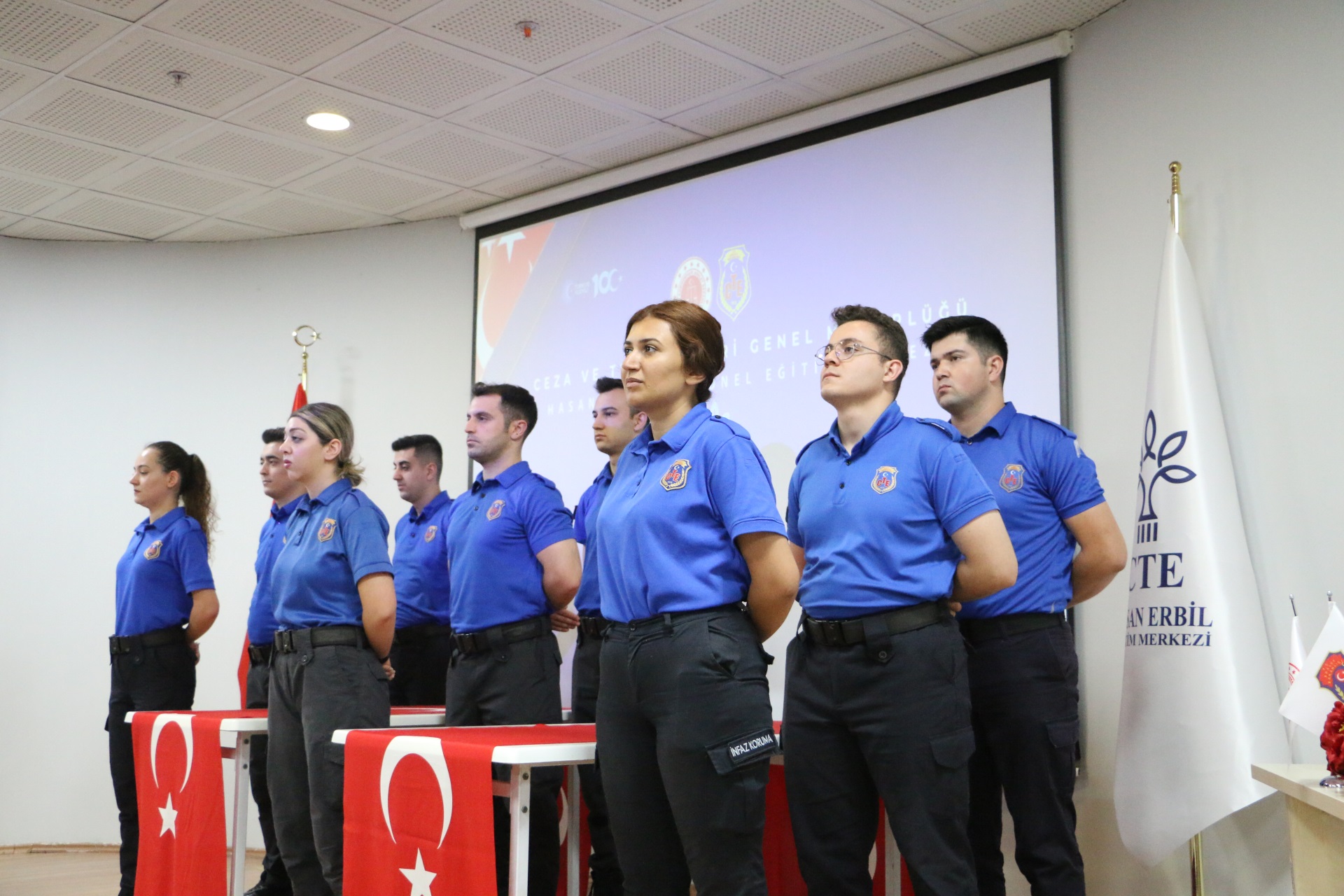 1023.Dönem İnfaz ve Koruma Memuru Yetiştirme Eğitimi Programı Yemin Töreni Gerçekleştirildi.