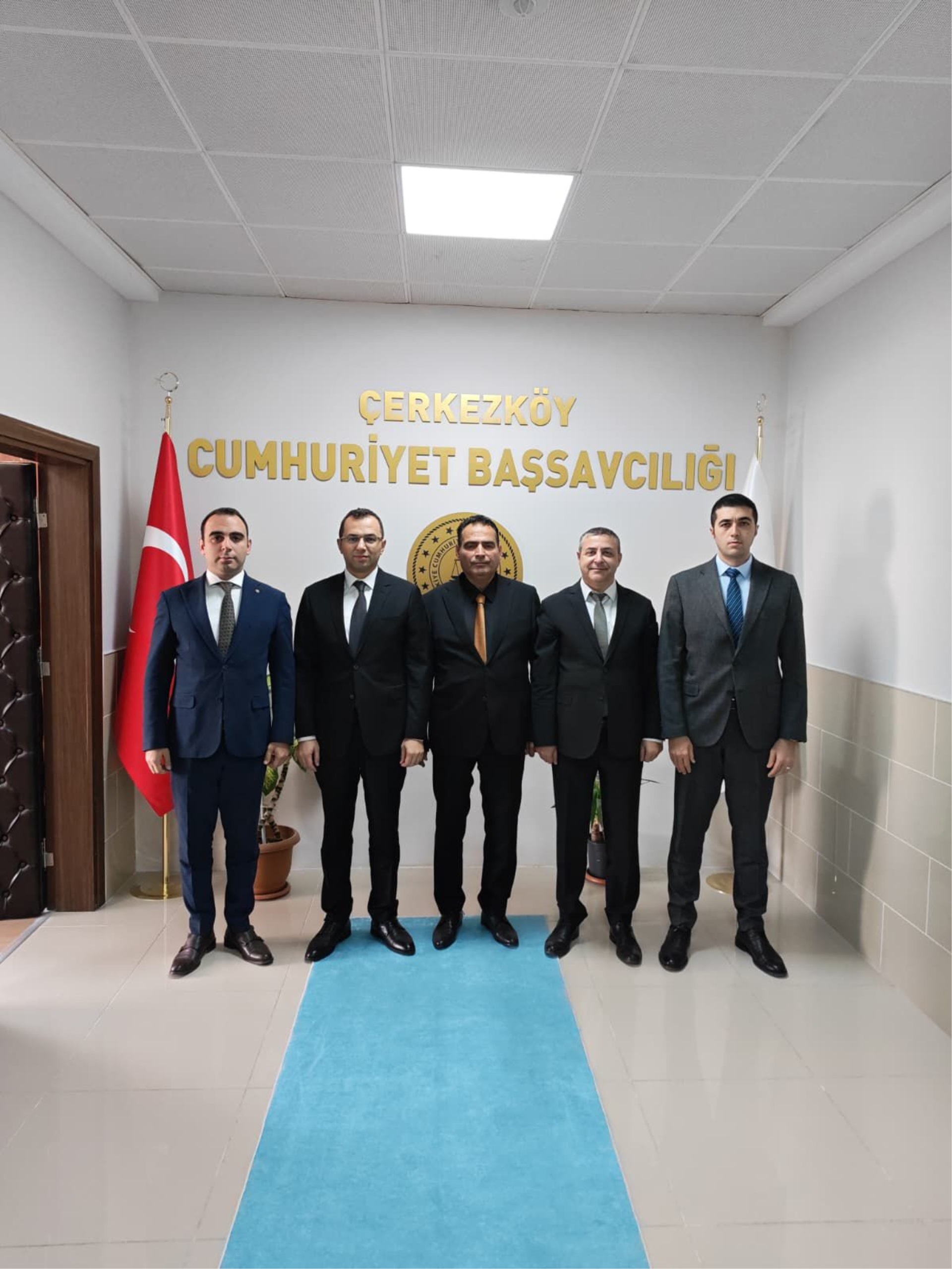 Adalet Başmüfettişi, Kırklareli Cumhuriyet Başsavcısı ve Kırklareli Cumhuriyet Başsavcı Vekili'nden Adliyemize Ziyaret