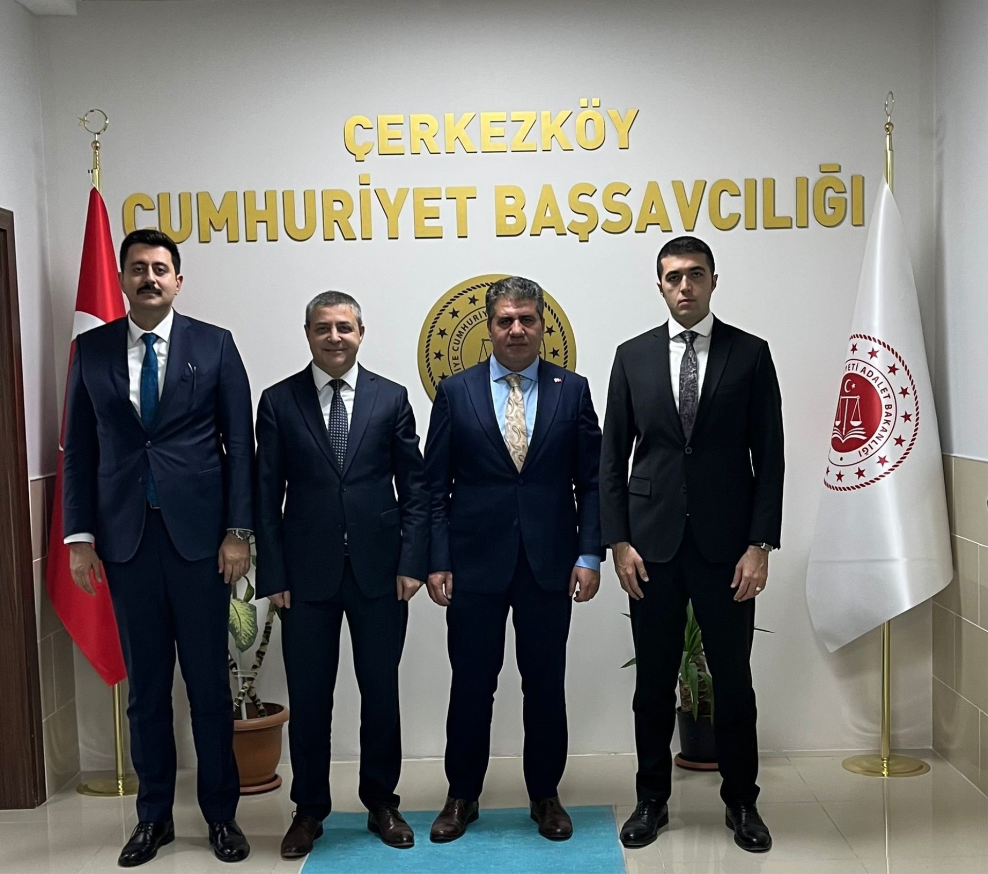 Tekirdağ Bölge Adliye Mahkemesi Başkanı'ndan Adliyemize Ziyaret