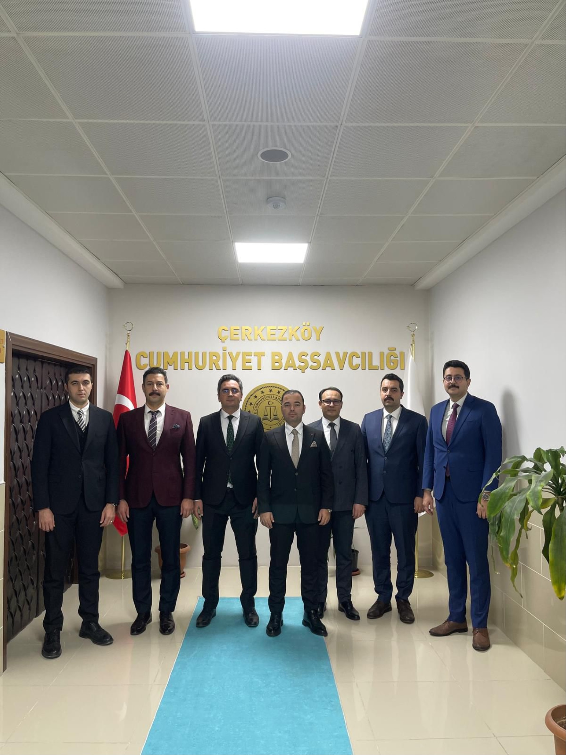 HSK Başmüfettişi, HSK Müfettişleri ve Çorlu Cumhuriyet Başsavcısı'ndan Adliyemize Ziyaret