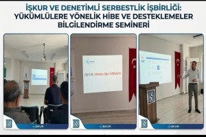 Zile Denetimli Serbestlik Müdürlüğü'nde Yükümlülere Yönelik Hibe ve Desteklemeler Semineri Düzenlendi