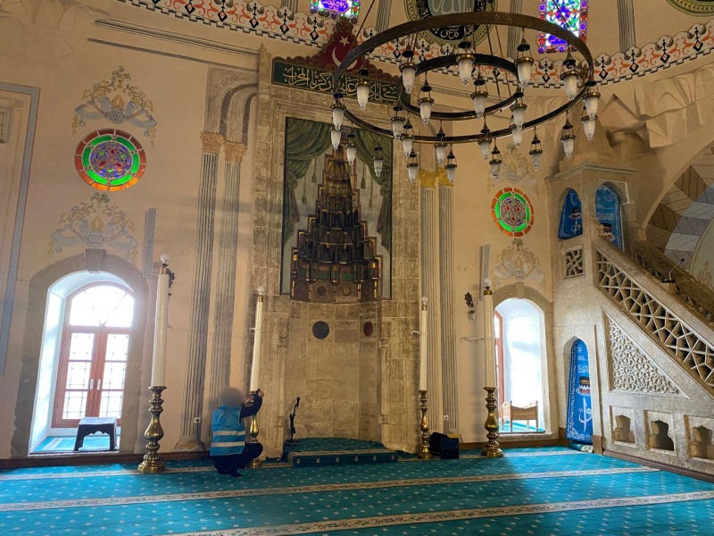 Çankırı da Camiler Yükümlüler Tarafından Ramazana Hazırlanıyor