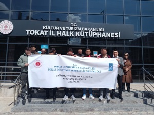 Tokat Denetimli Serbestlik Müdürlüğü’nden Yükümlülerle Birlikte Anlamlı Kütüphane Ziyareti!