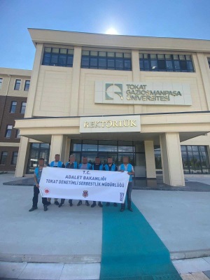 Tokat Denetimli Serbestlik Müdürlüğü’nden Tokat Gaziosmanpaşa Üniversitesi’ne Anlamlı Destekte Sona Gelindi!