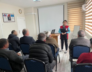 Yükümlülere yönelik "Süt ve Süt Ürünlerinin Doğru Tanımı ve Üretilmesi" konulu seminer verildi.