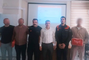 Yükümlülere yönelik "Doğal Afetler" konulu seminer verildi.