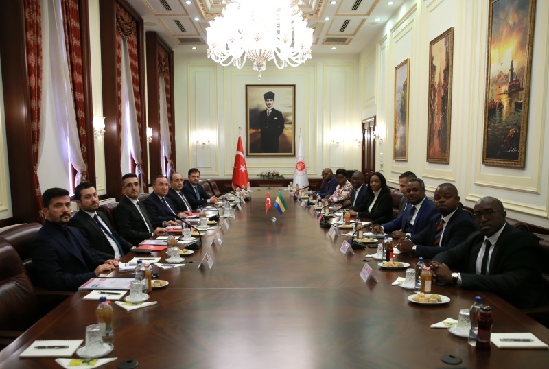 MINISTER OF JUSTICE BOZDAĞ MET WITH HIS GABONESE COUNTERPART MS. NDEMBET