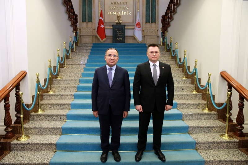 MINISTER OF JUSTICE BOZDAĞ RECEIVED PROSECUTOR GENERAL OF RUSSIAN FEDERATION KRASNOV