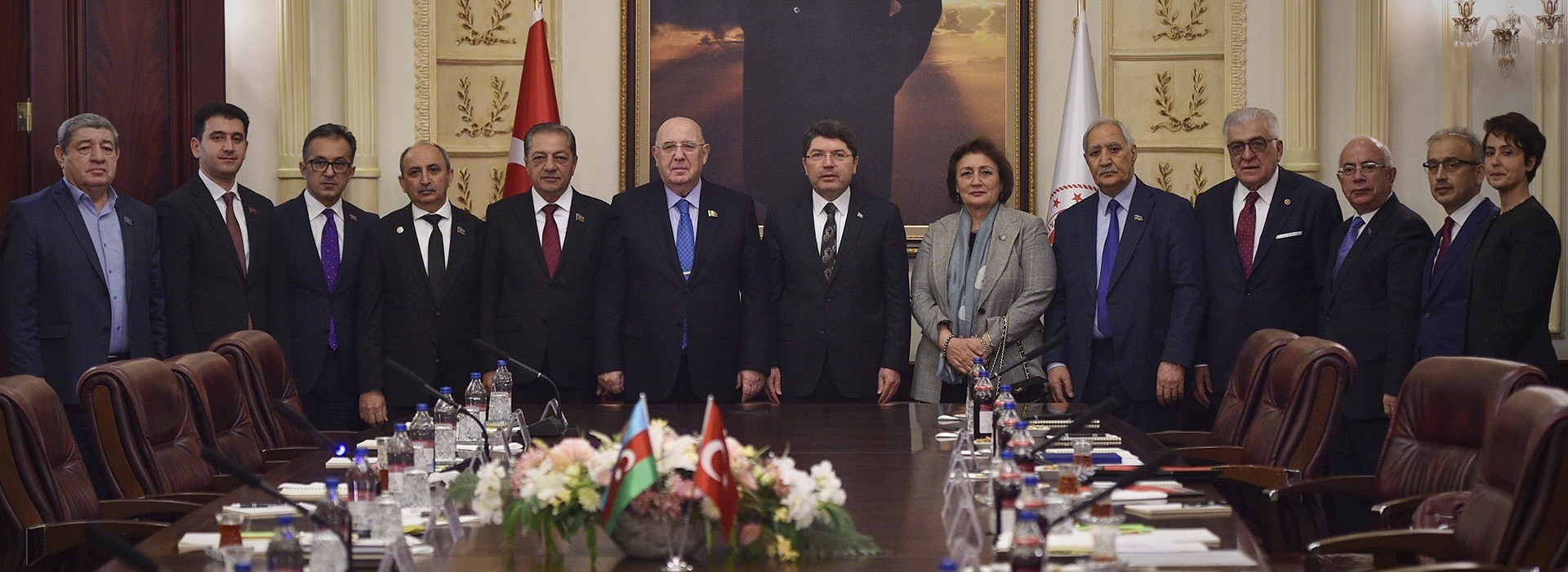 JUSTICE MINISTER YILMAZ TUNÇ RECEIVED THE MEMBERS OF AZERBAIJAN-TÜRKİYE INTER-PARLIAMENTS FRIENDSHIP GROUP Duyuru Görseli