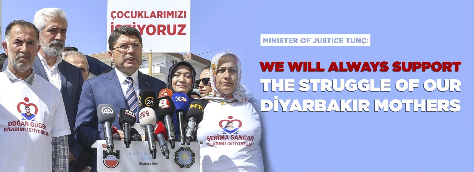 MINISTER OF JUSTICE YILMAZ TUNÇ VISITED DİYARBAKIR MOTHERS