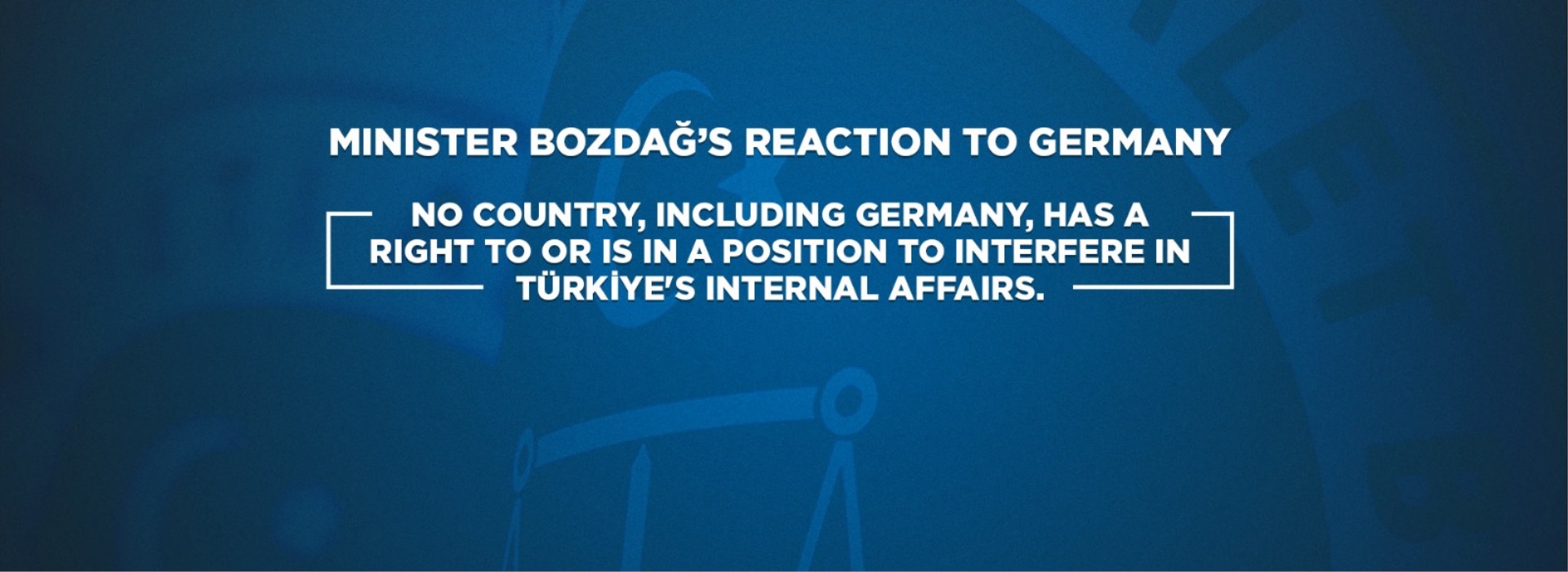 BOZDAĞ: TURKISH JUDGES DELIVER JUDGMENTS ACCORDING TO THEIR CONSCIENCE AND IN LINE WITH THE LEGISLATION AND LAW