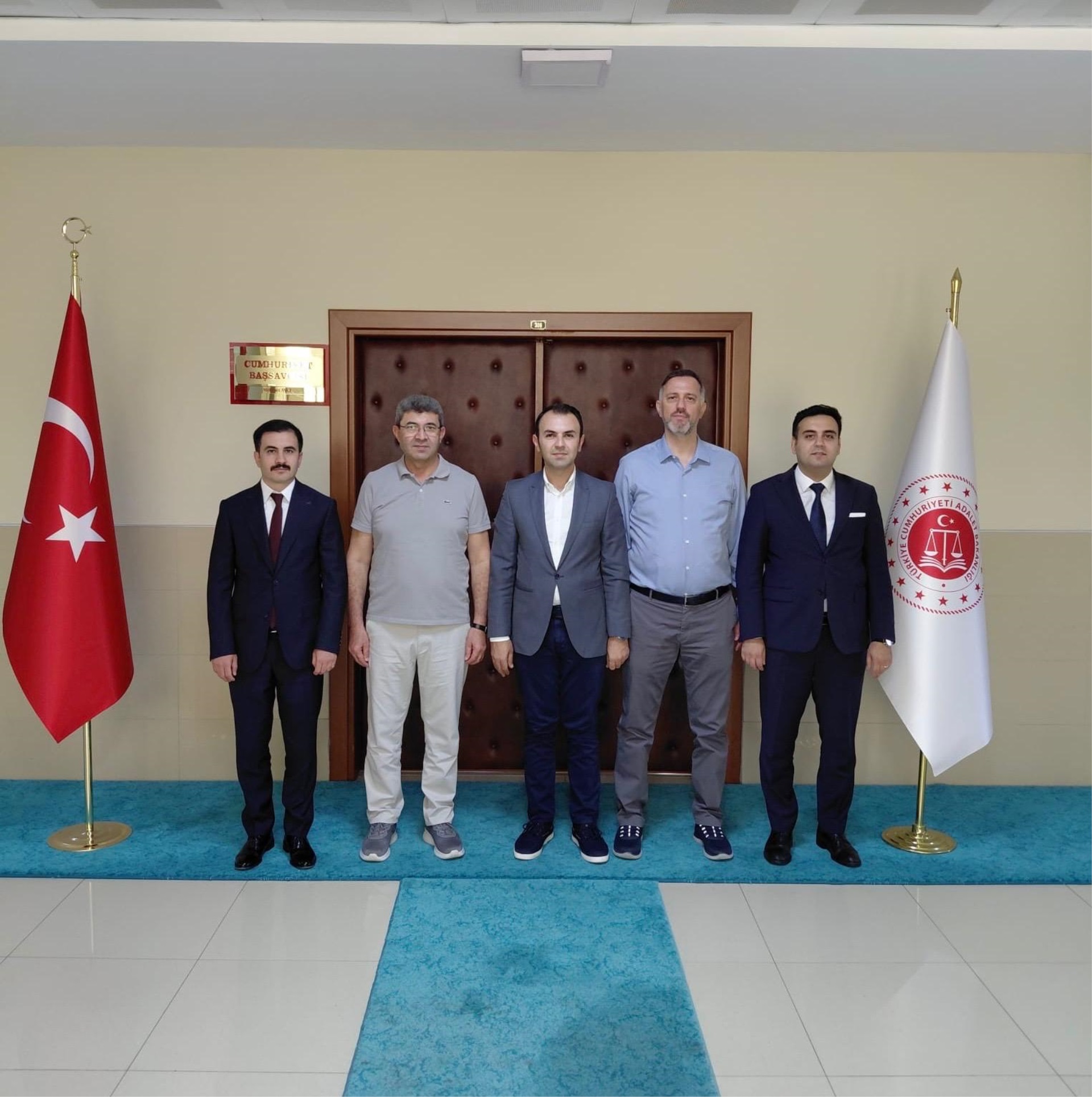 HSK Başkanvekili Sayın Fuzuli AYDOĞDU ve HSK Teftiş Kurulu Başkanı Sayın Ali ERDEM'den Erzincan Adliyesi ve İdare Mahkemesine Anlamlı Ziyaret