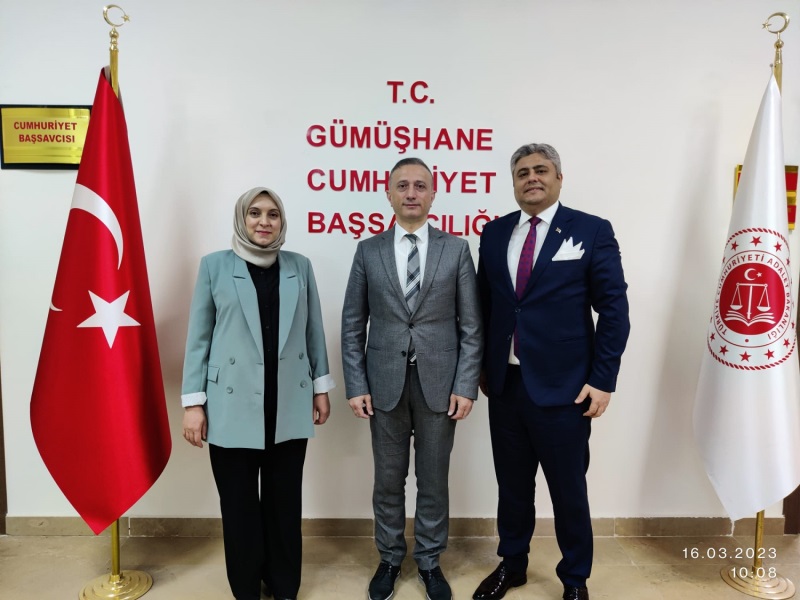 Trabzon Bölge Adliye Mahkemesi 3. Ceza Dairesi Başkanı Sayın Fatih AKSOY' un Adliyemize Ziyareti