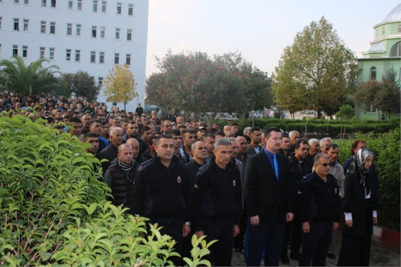 10 Kasım Mustafa Kemal ATATÜRK'ü anma programı gerçekleştirildi
