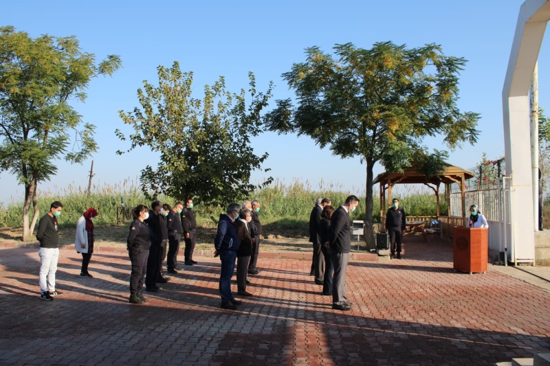 10 Kasım Mustafa Kemal ATATÜRK' ü anma programı gerçekleştirildi