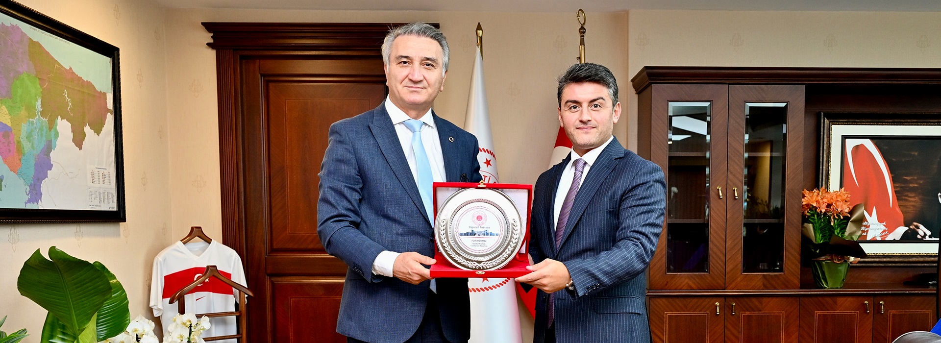 İstanbul Bölge Adliye Mahkemesi Başsavcısı ve İstanbul Bölge Adliye Mahkemesi Başkanı Adliyemizi Ziyaret Ettiler