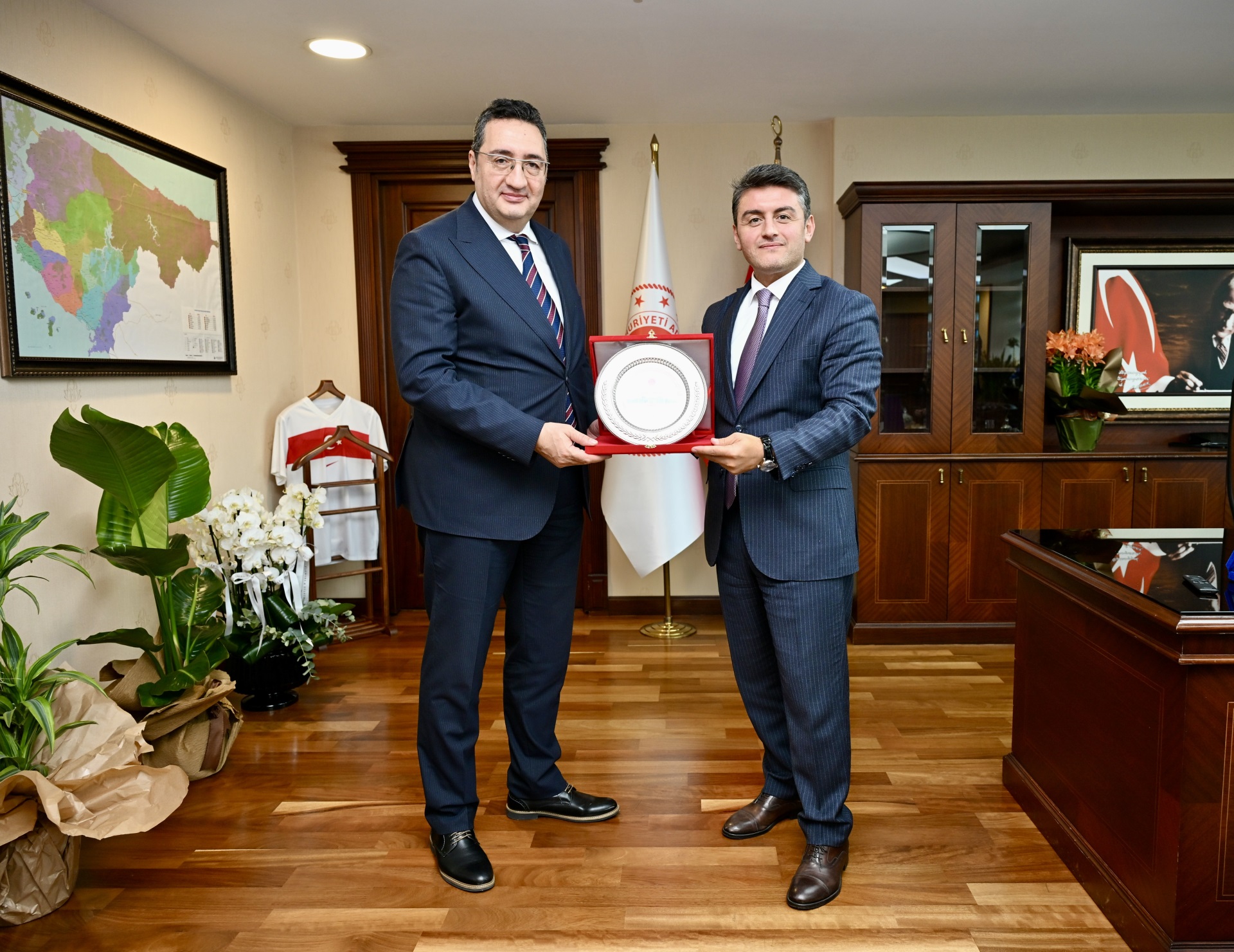 İstanbul Bölge Adliye Mahkemesi Başsavcısı ve İstanbul Bölge Adliye Mahkemesi Başkanı Adliyemizi Ziyaret Ettiler