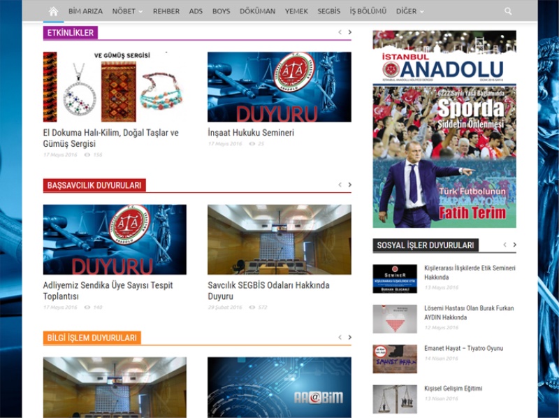İntranet Sistemi | Anadolu Adliyesi