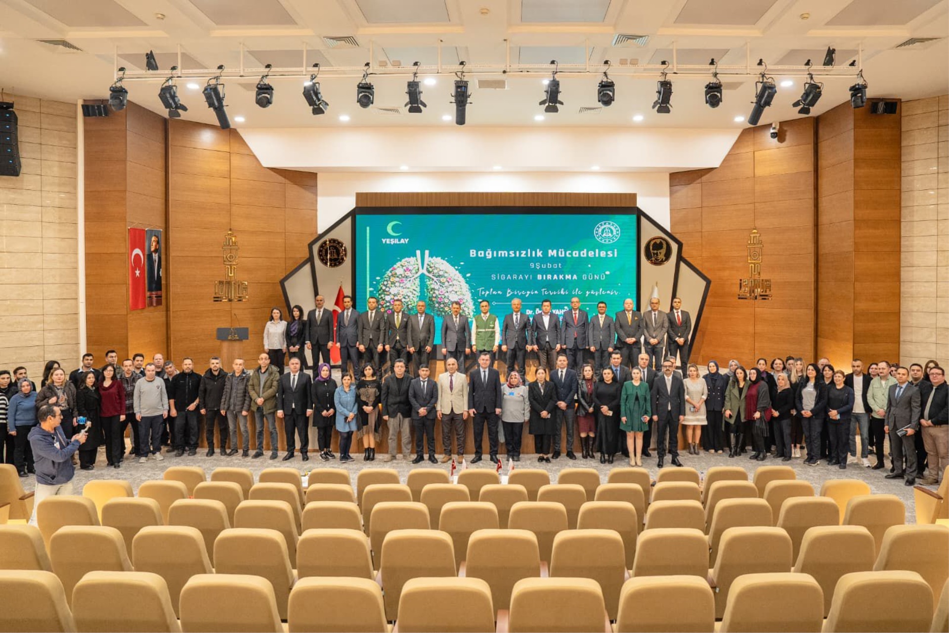 9 ŞUBAT DÜNYA SİGARAYI BIRAKMA GÜNÜ’NDE YEŞİLAY İLE SEMİNERİMİZ