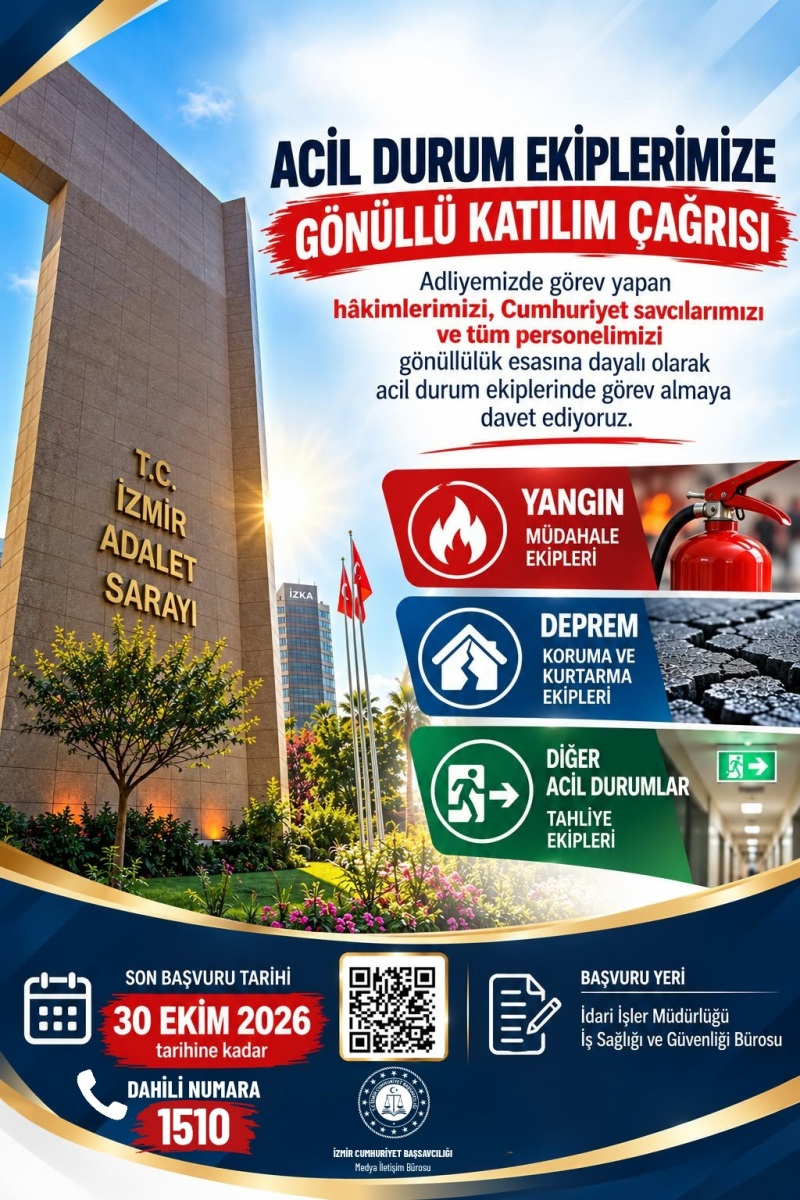 Acil Durum Ekipleri Gönüllü Personel Başvurusu