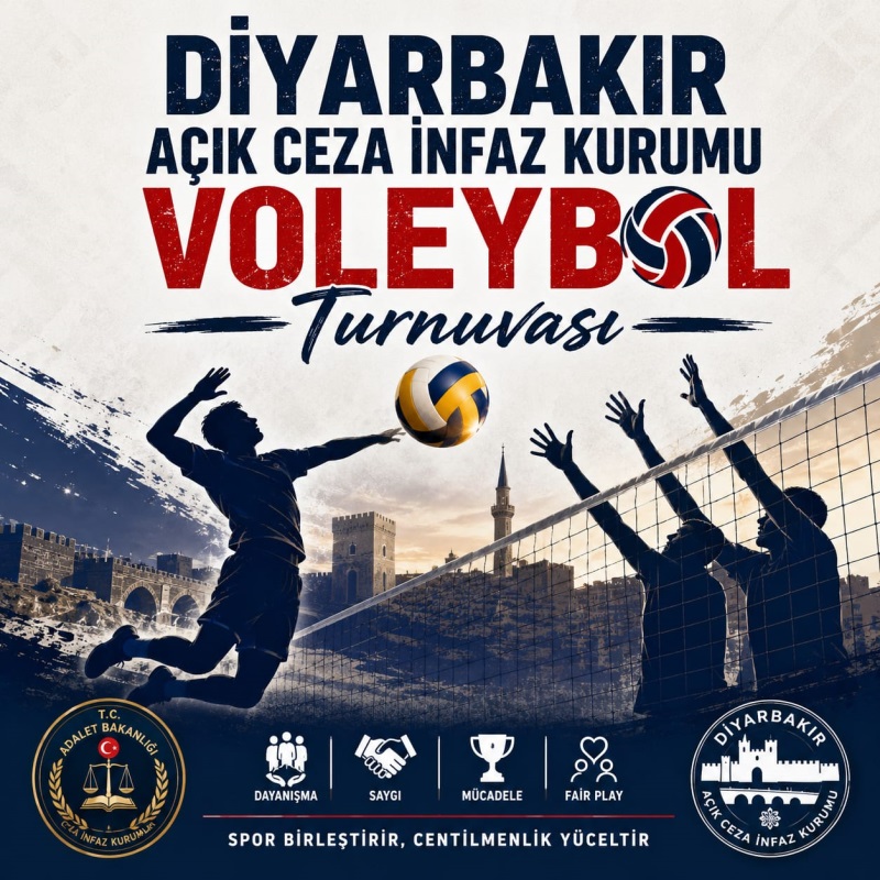 Ceza İnfaz Kurumumuzda Voleybol Turnuvası Düzenlendi