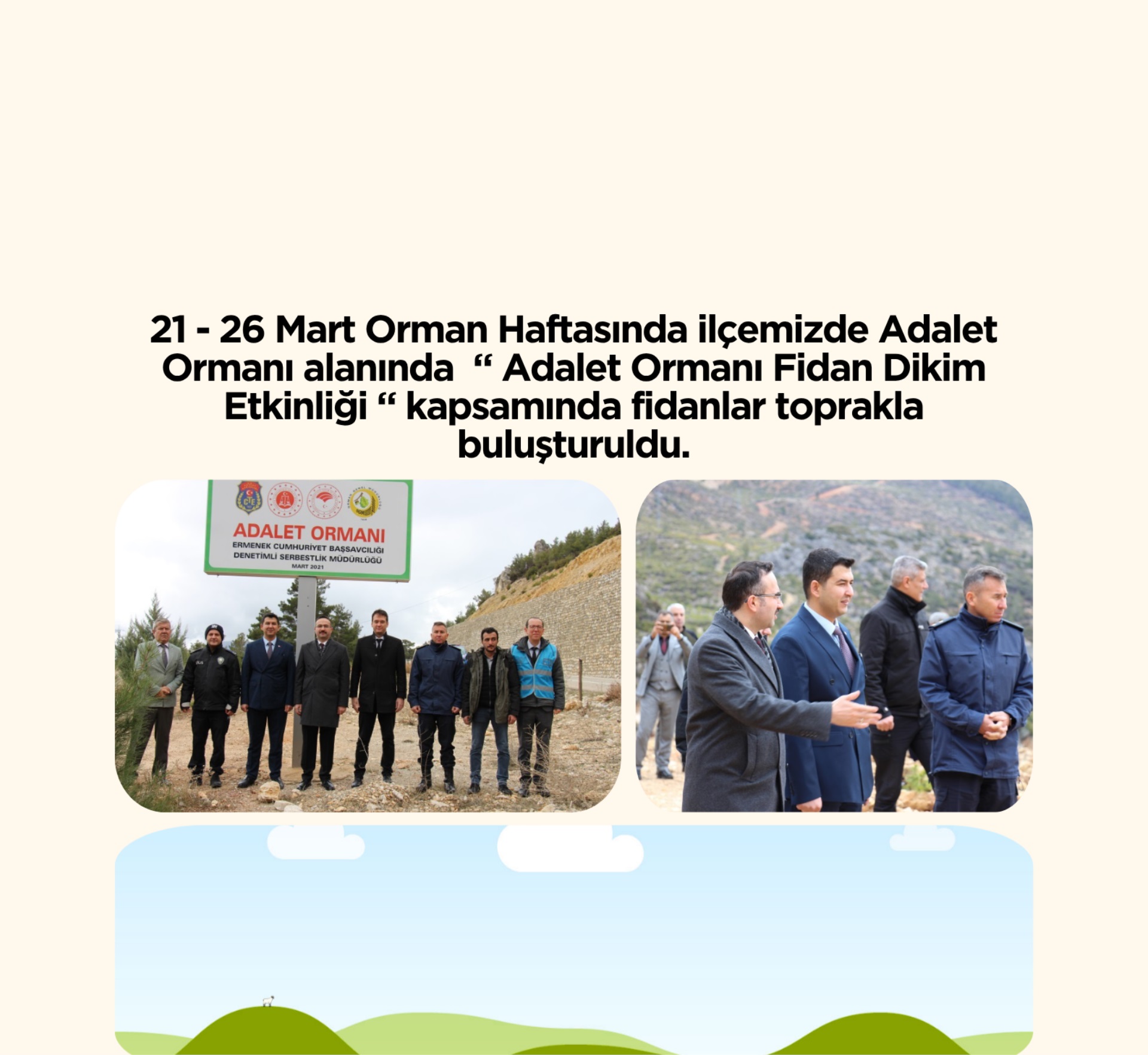 Orman Haftası Münasebetiyle Ağaç Dikimi Etkinliği Düzenlendi