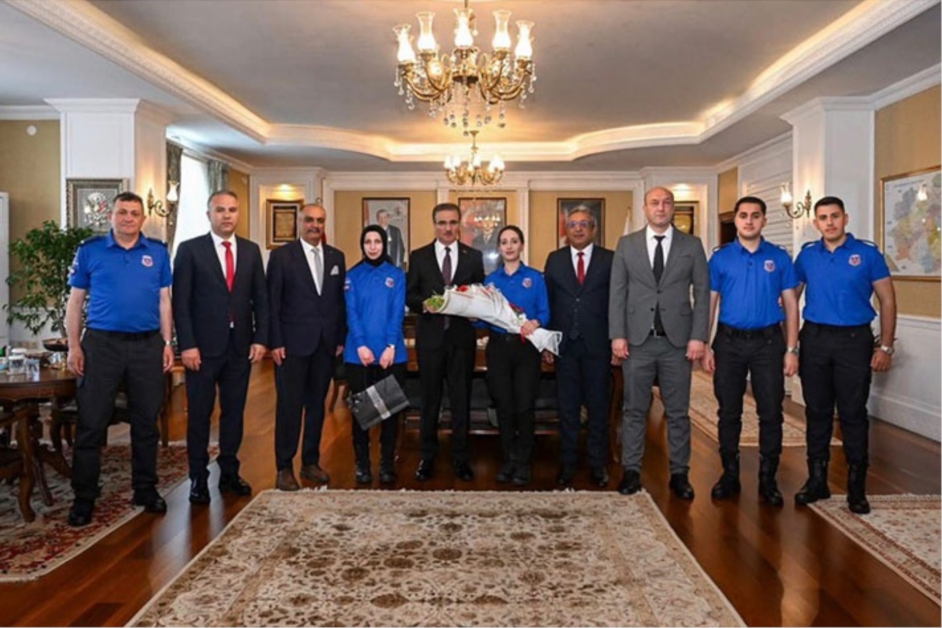 CEZA İNFAZ KURUMU MÜDÜRLERİNDEN ERZURUM VALİSİNE ZİYARET
