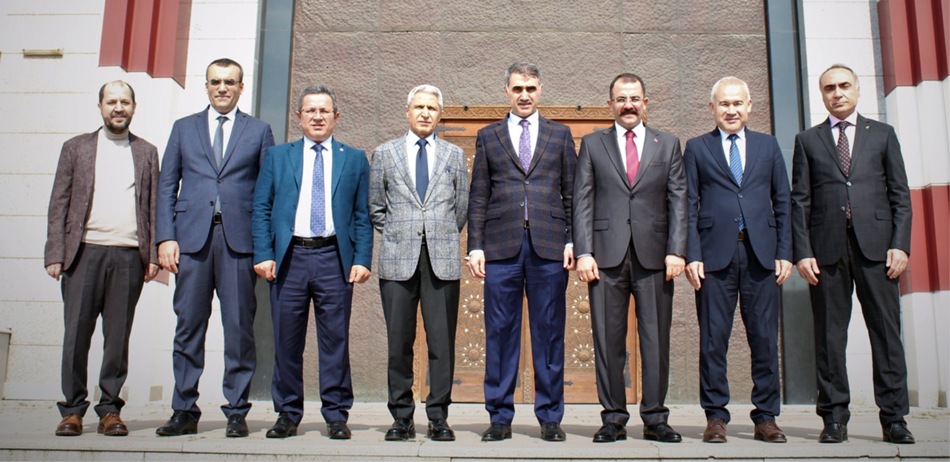 Yüksek Seçim Kurulu Üyeleri Sayın  Feyzi EROĞLU, Serdar MUTTA ve Talip BAKIR Adliyemizi ziyaret etti.