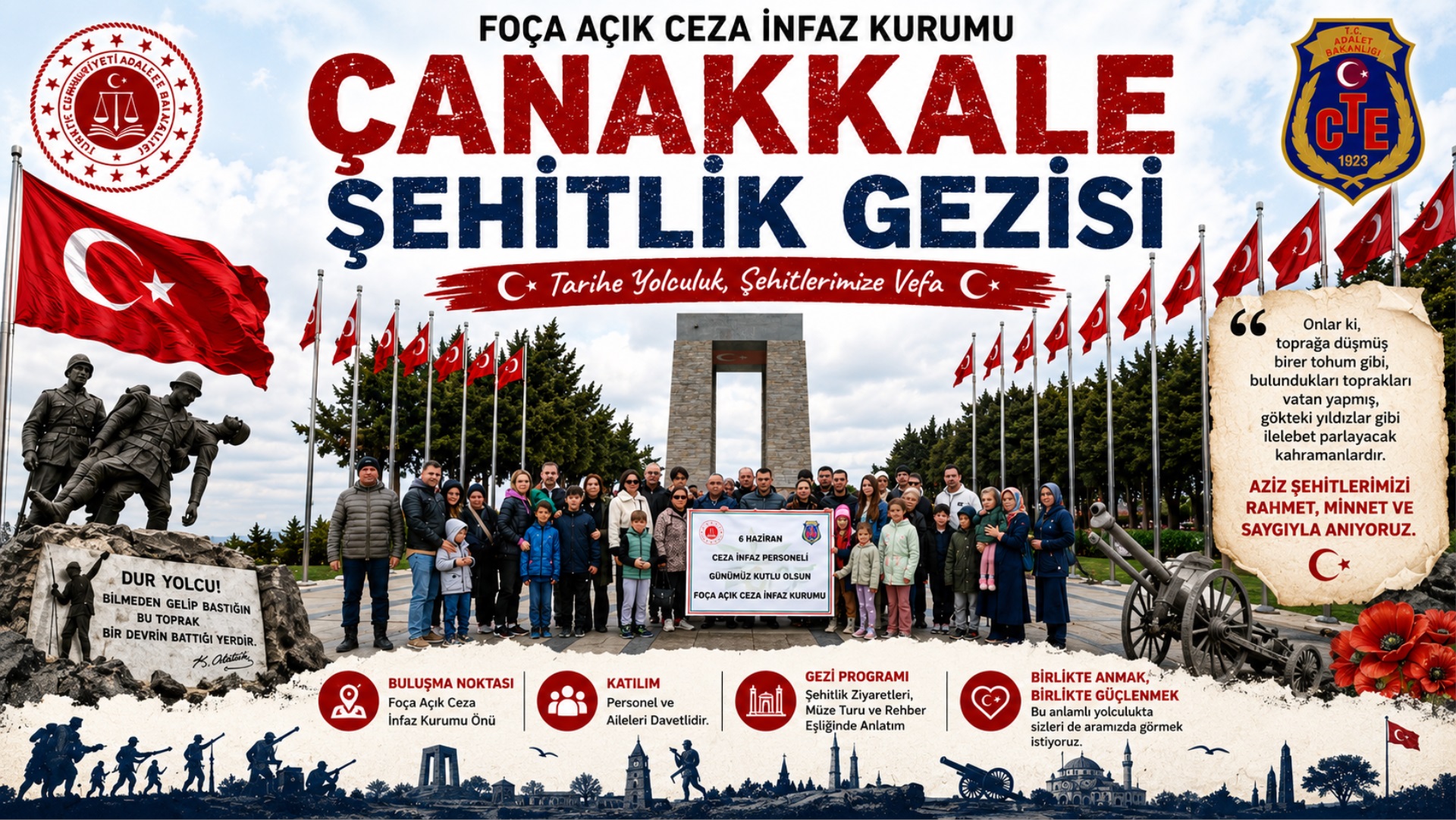 Çanakkale ve Şehitlik Gezisi