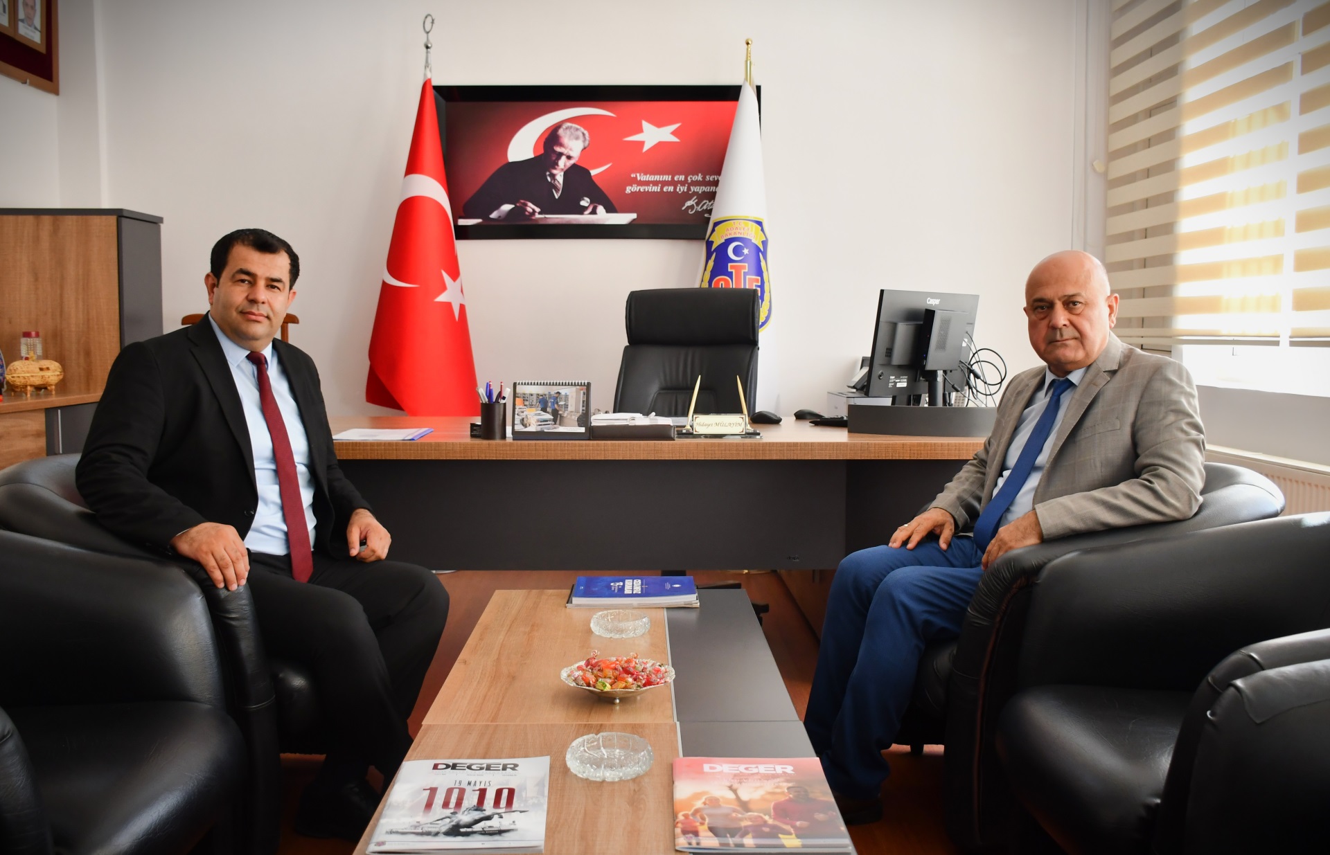 CEZAEVİ SAVCIMIZ SAYIN FATİH DEMİRCİ'NİN KURUM MÜDÜRÜMÜZE ZİYARETİ. (Tıklayınız.)