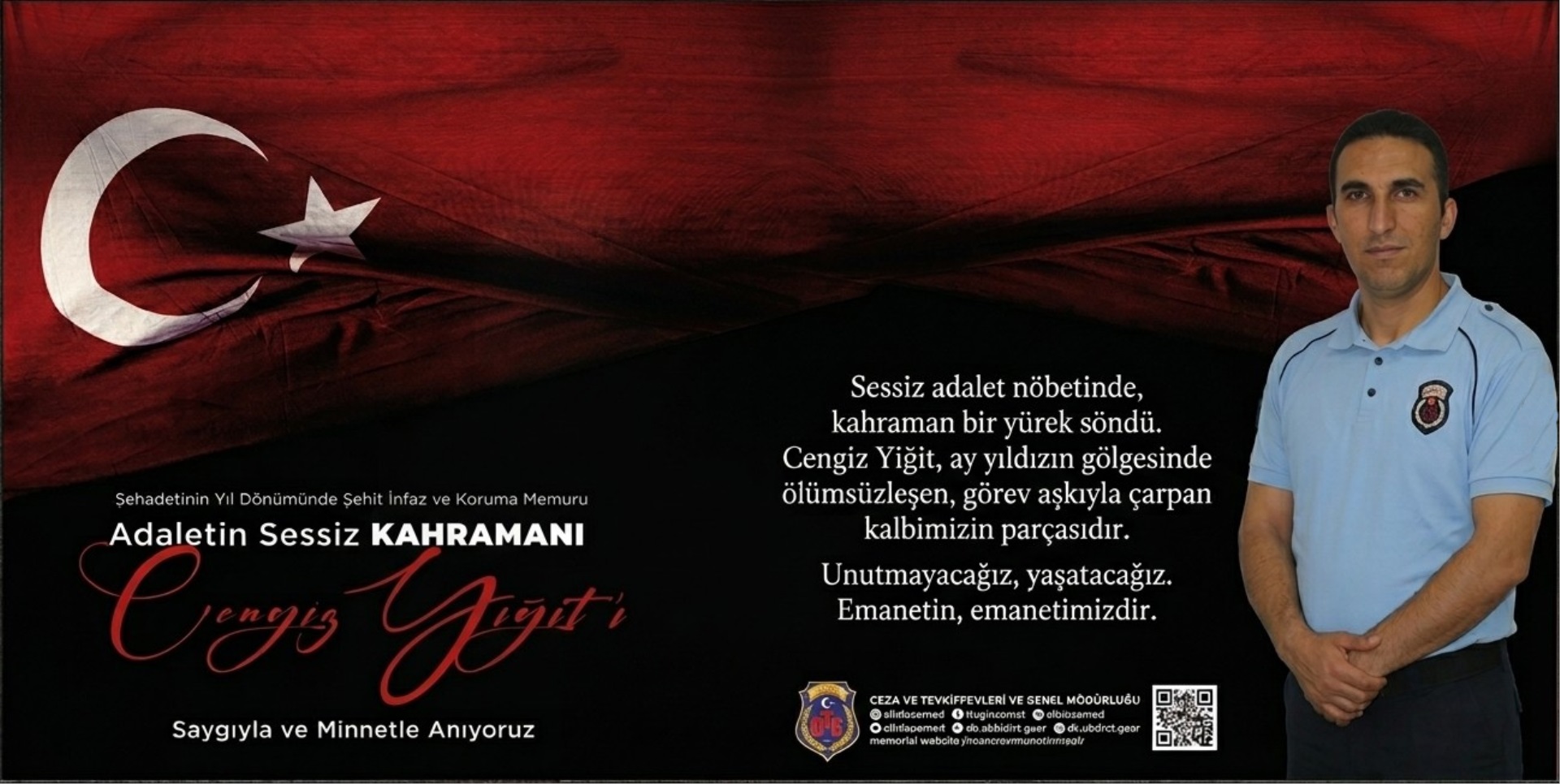 Şehit İnfaz Koruma Memuru Cengiz Yiğit Dualarla Anıldı