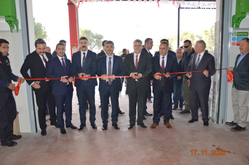 Akhisar Açık Ceza İnfaz Kurumu İş Yurdu Müdürlüğü bünyesinde kurulan Kayalıoğlu mahallesinde bulunan Zeytin ve Zeytinyağı işleme tesisinin 17/11/2022 tarihinde yapılan açılış töreni