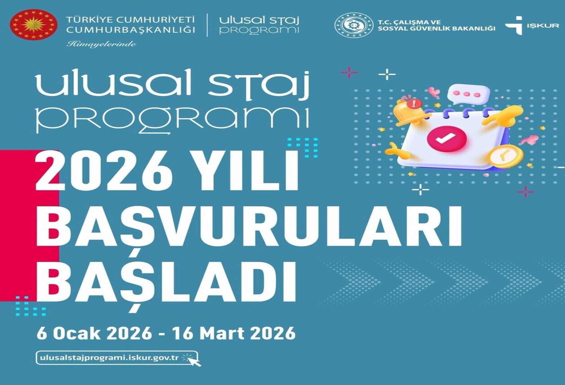 2025 yılı Ulusal Staj Programı Duyurusu