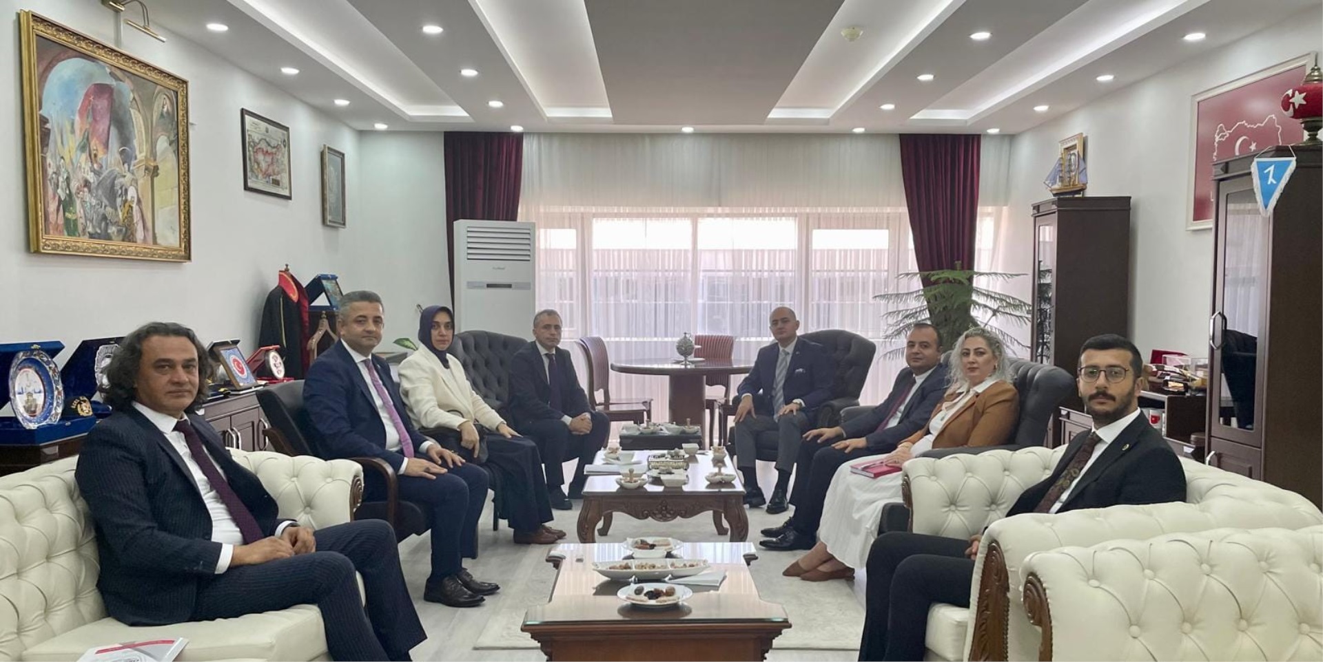Osmaniye Belediye Başkanı İbrahim ÇENET, Osmaniye Cumhuriyet Başsavcısı Uygur Kaan ARISOY'u Ziyaret Etti