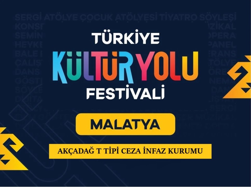 Kültür Yolu Festivali Akçadağ T Tipi Kapalı Ceza İnfaz Kurumunda Hükümlülerle Buluştu