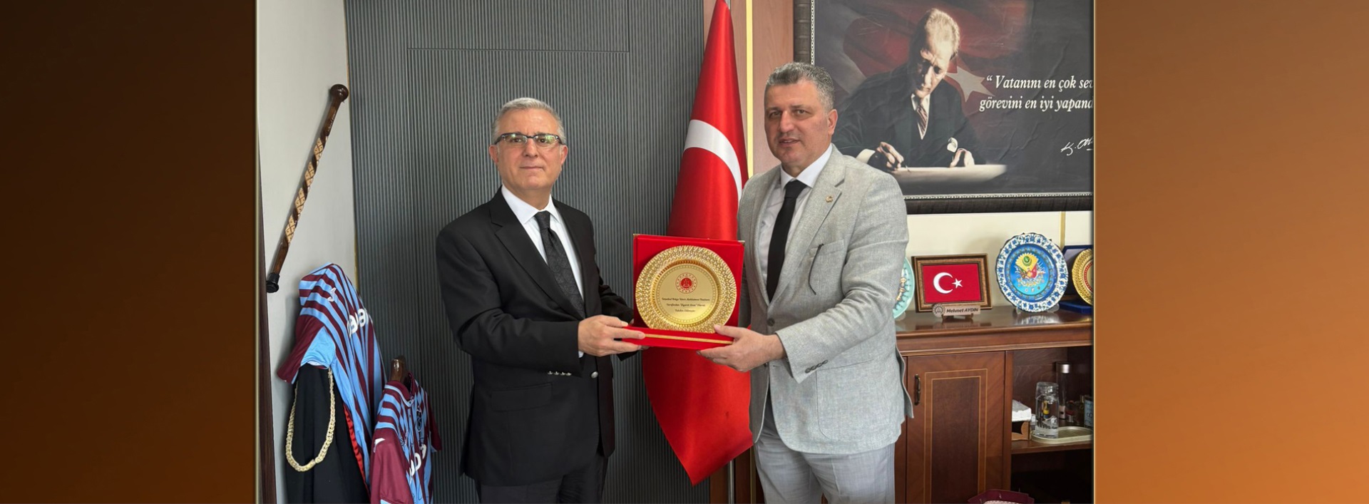 Başkanımız Sayın Recep Yılmaz KORKMAZ, Büyükçekmece Cumhuriyet Başsavcısı Sayın Mehmet AYDIN'a İade-i Ziyarette Bulundu