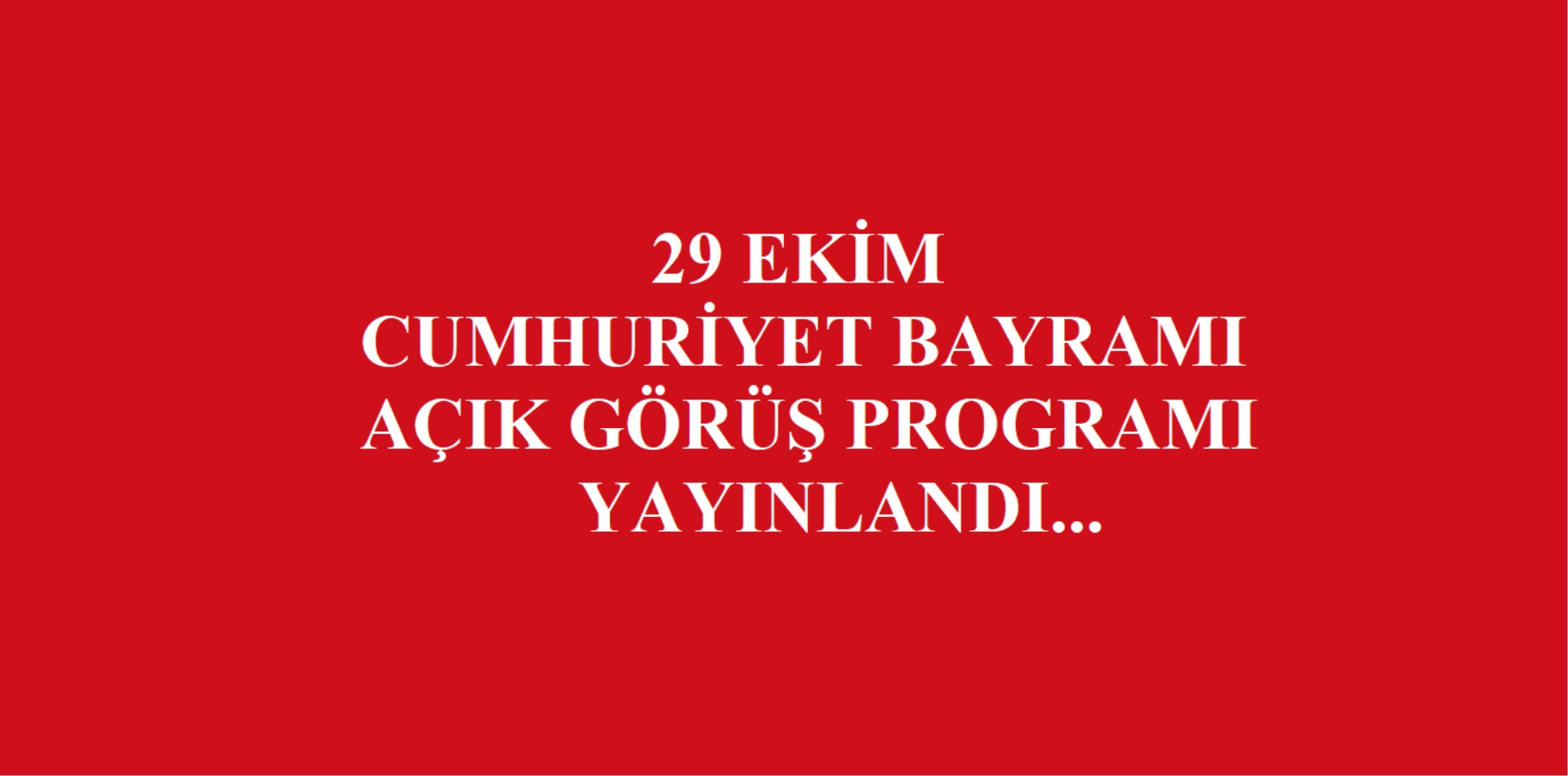 29 Ekim Cumhuriyet Bayramı Hükümlü Tutuklular için Açık Görüş Listesi Yayınlandı...