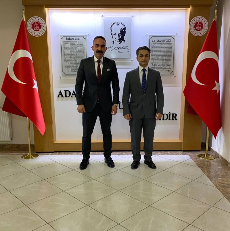 Konya Vali Yardımcısı Sn. Aydın Erdoğan, Konya Bölge İdare Mahkemesi Başkanımız Nazım Taha Koçak'ı makamında ziyaret etti.