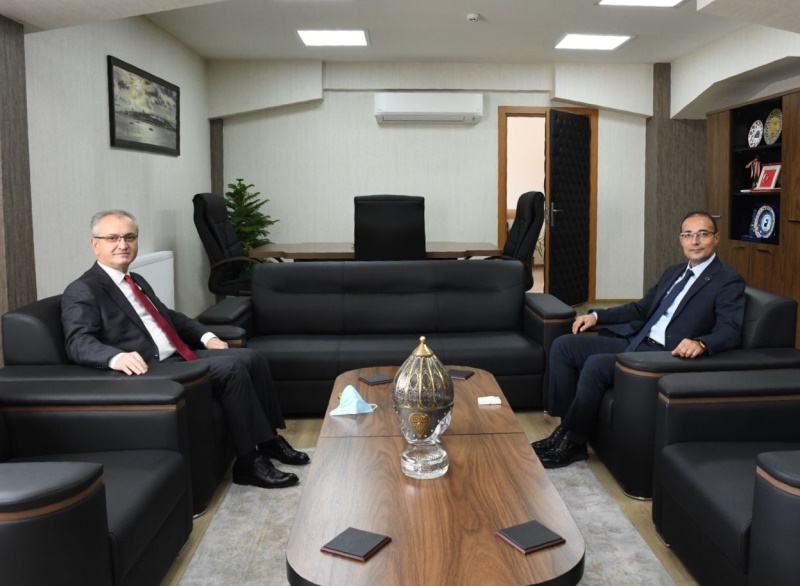 Konya Teknik Üniversitesi Rektörü Sayın Prof. Dr. Babür ÖZÇELİK Başkanlığımıza Ziyarette Bulundu