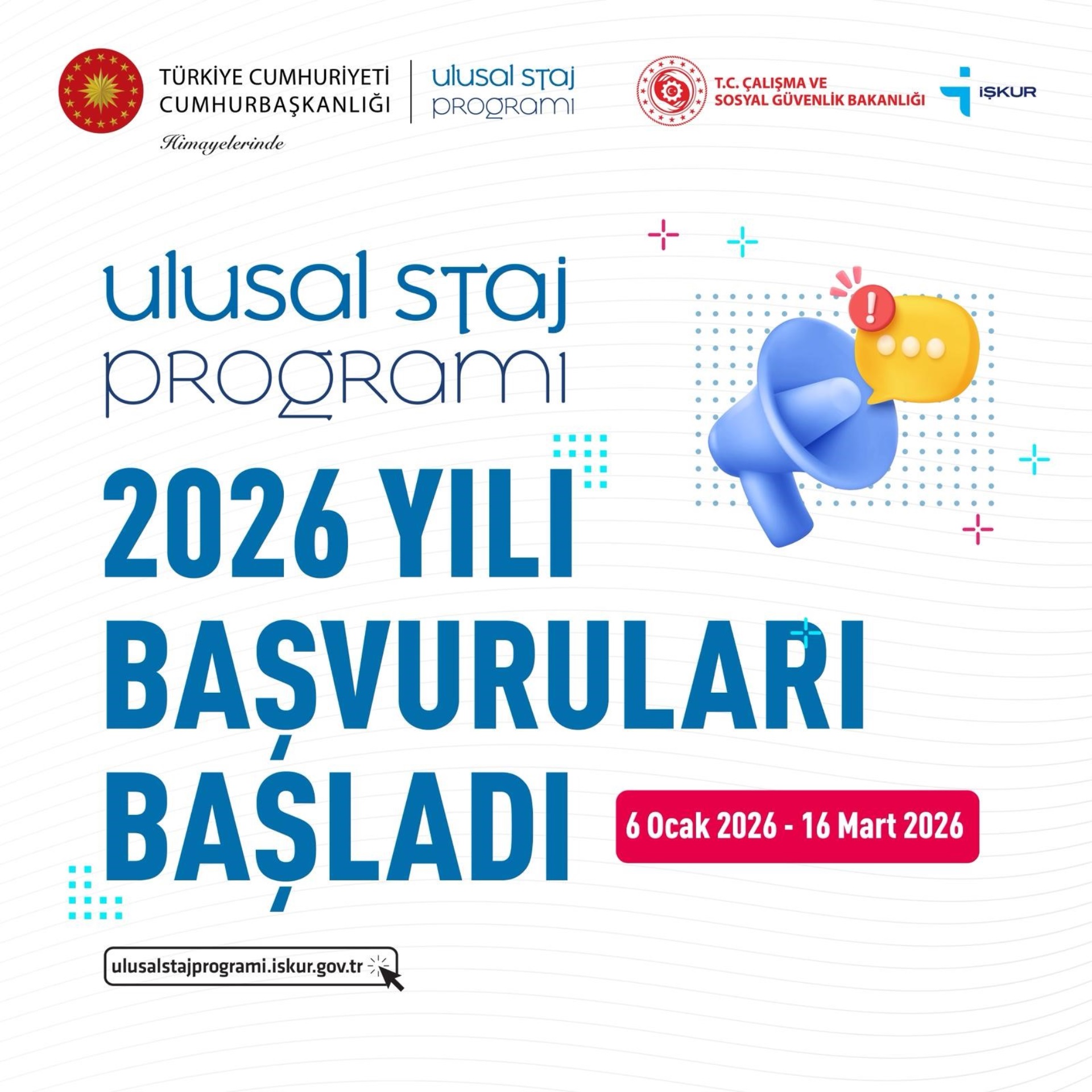 2026 Yılı Üniversite Öğrencileri Staj Başvurusu