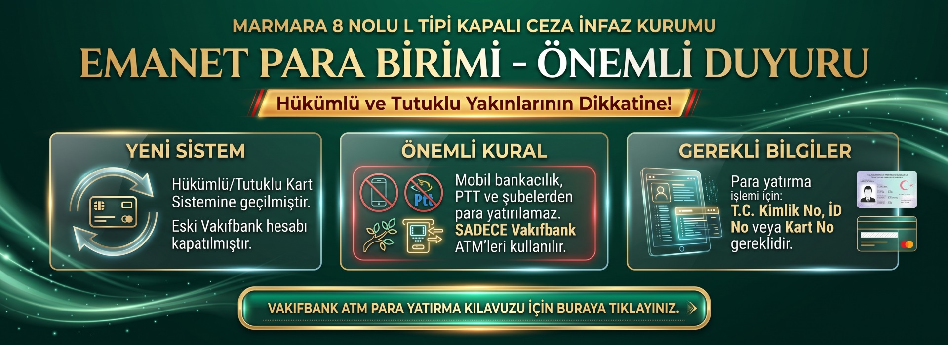 Emanet Para Duyuru