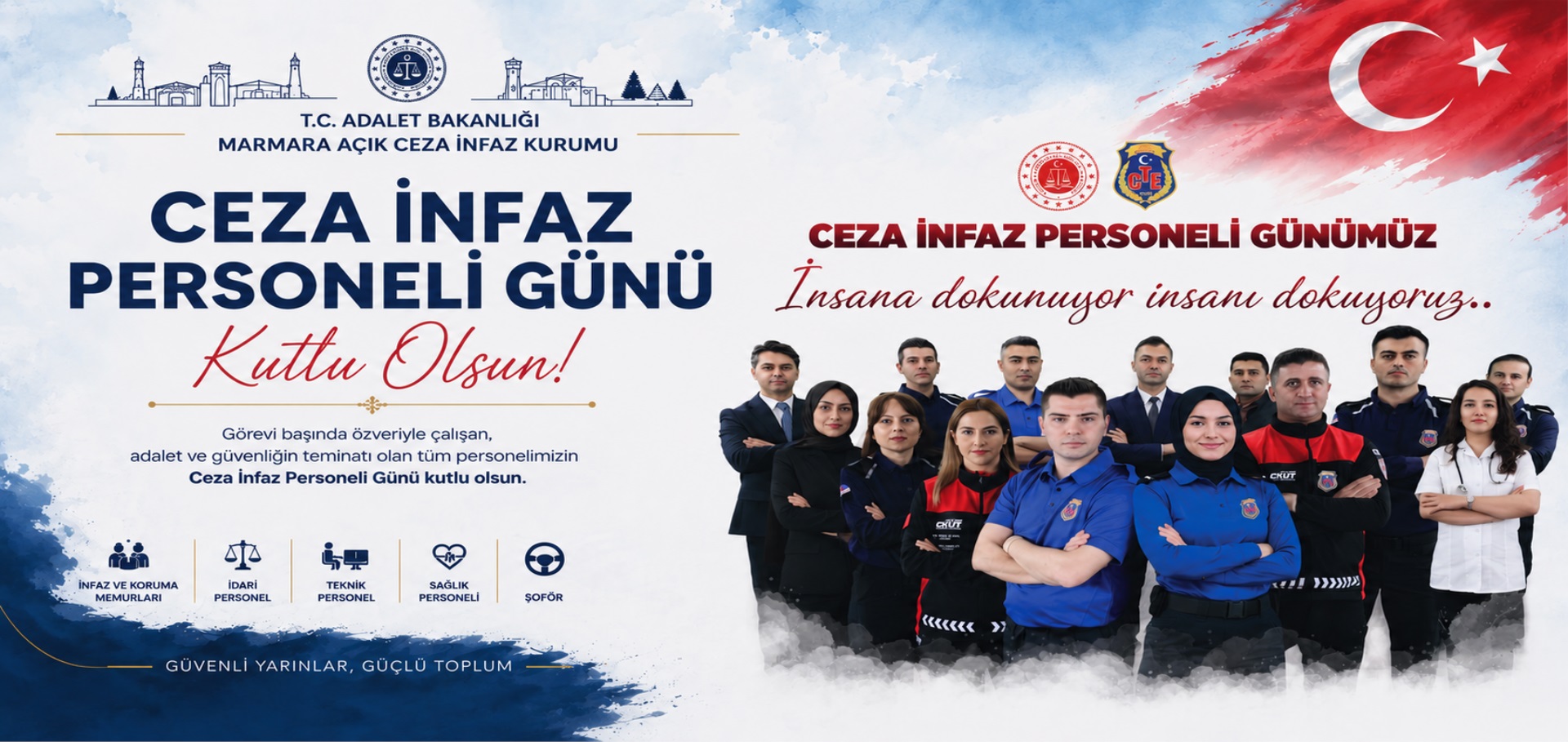 CEZA İNFAZ PERSONELİ GÜNÜ ETKİNLİKLERLE KUTLANDI ETKİNLİK ÖZEL PROGRAMINA GENEL MÜDÜR YARDIMCISI FATİH KEMAL SÜT KATILDI