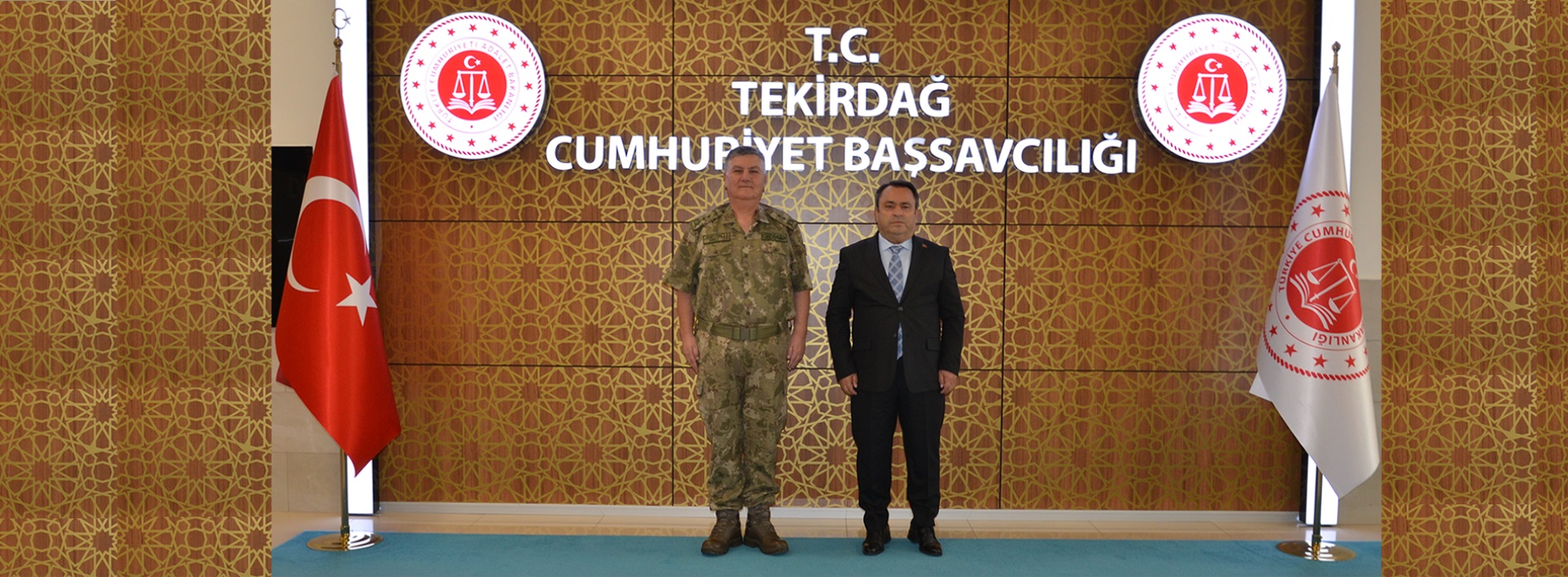 Çorlu 5. Kolordu Komutanı Tümgeneral Mehmet Cafer AKSOYTÜRK'ün Başsavcılığımıza İade-i Ziyareti