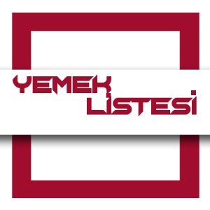 YEMEK LİSTESİ